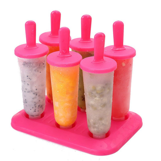 Reusable Ice Pop Maker 6 - grid - XUANMAN