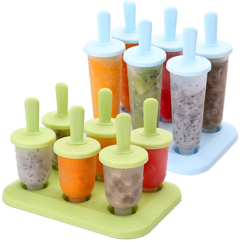 Reusable Ice Pop Maker 6 - grid - XUANMAN
