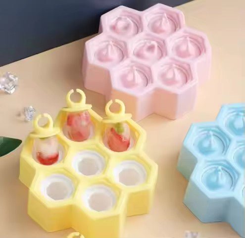 Ring - Shaped Ice Mold, 7 Grids, TPR+PP - XUANMAN