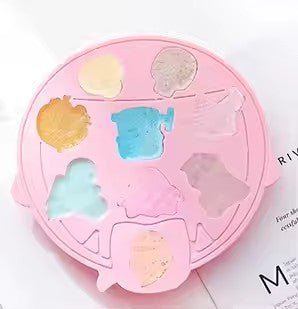 Round Halloween Silicone Ice Cube Tray, 8 Grids - XUANMAN