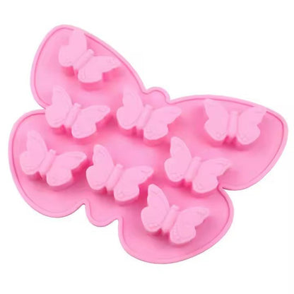 Silicone Butterfly Ice Cube Tray, 8 - Grid - XUANMAN