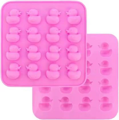 Silicone Duck Ice Cube Tray, 24 - Grid - XUANMAN