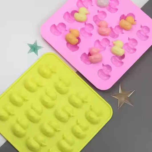 Silicone Duck Ice Cube Tray, 24 - Grid - XUANMAN