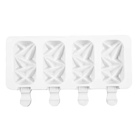 Silicone Geometric Ice Cream Mold, 4 - Grid - XUANMAN