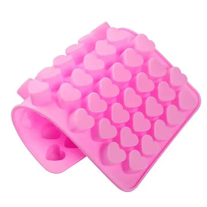 Silicone Heart Ice Cube Tray, 55 Grid - XUANMAN