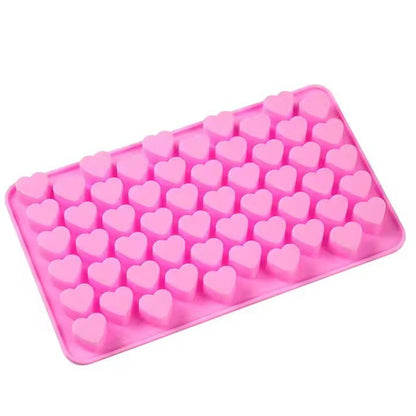 Silicone Heart Ice Cube Tray, 55 Grid - XUANMAN