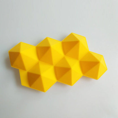 Silicone Hexagon Ice Cube Tray, 6 - Grid - XUANMAN