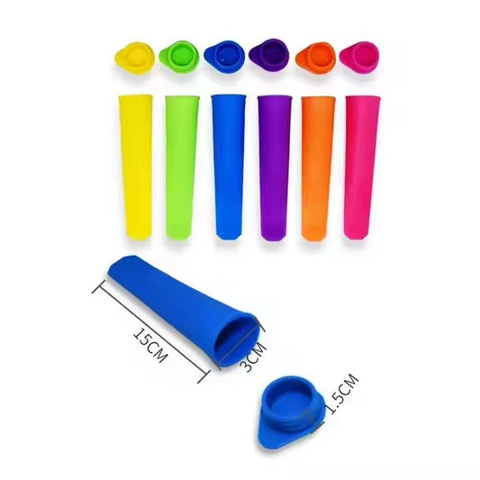 Silicone Ice Pop Mold, Reusable Popsicle Tubes - XUANMAN