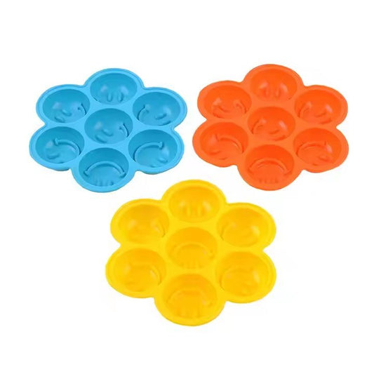 Smiley Face Silicone Ice Cube Tray - XUANMAN