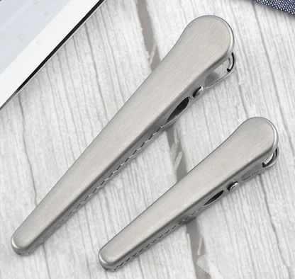 Stainless Steel Food Bag Clips, 2 Sizes - XUANMAN