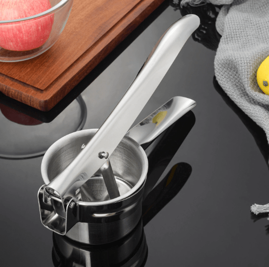 Stainless Steel Potato Ricer & Juicer, 3 Discs - XUANMAN