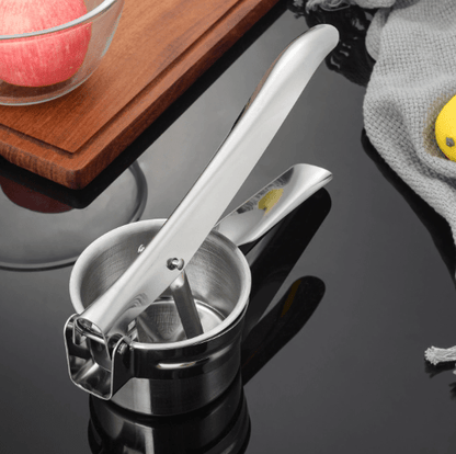 Stainless Steel Potato Ricer & Juicer, 3 Discs - XUANMAN